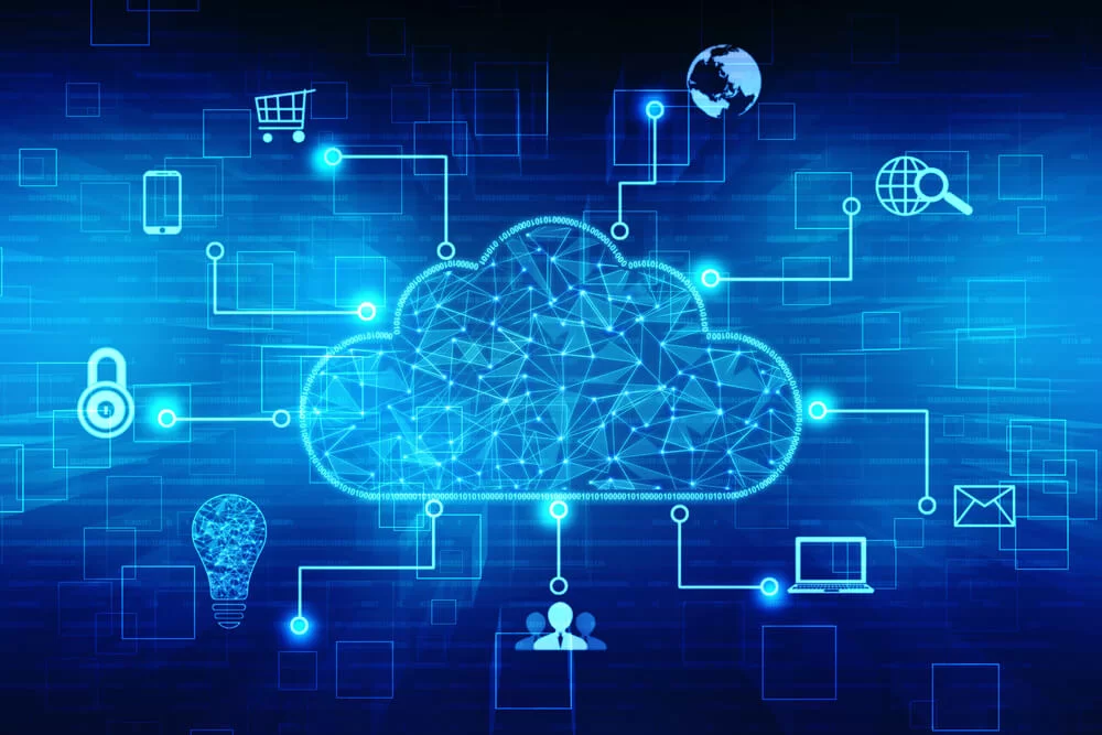 image d'un nuage bleu foncé
